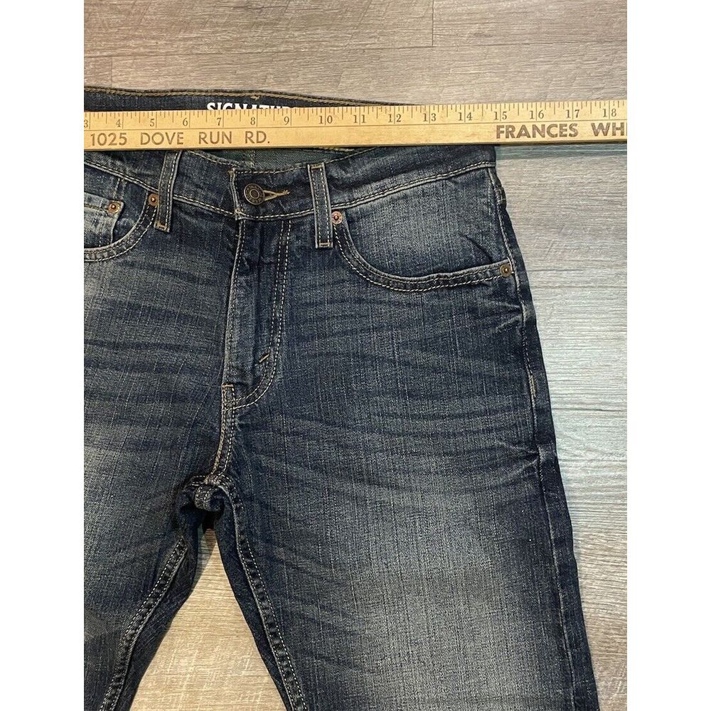 Levis Signature S51 Straight Mens Blue Denim Jeans 29 x 32 New - Picture 6 of 14